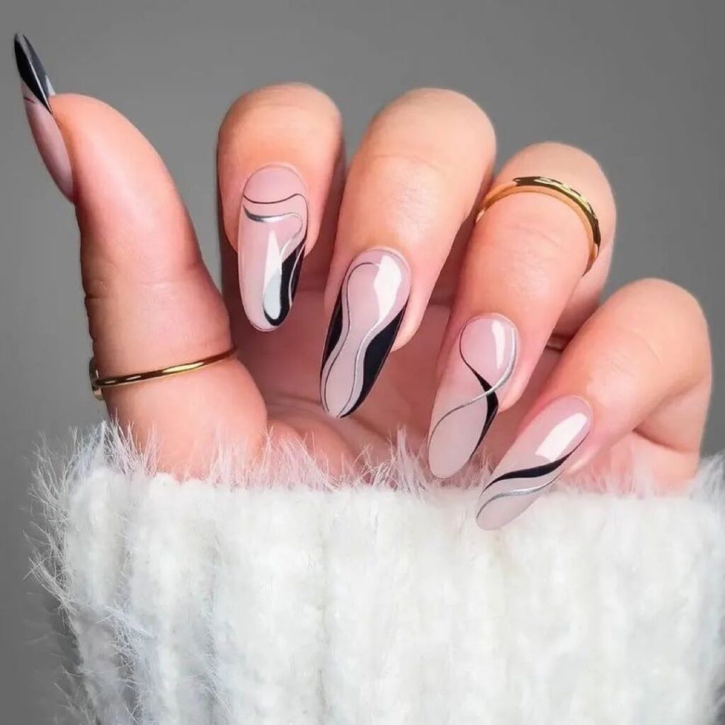 Two-Tone Nail Designs