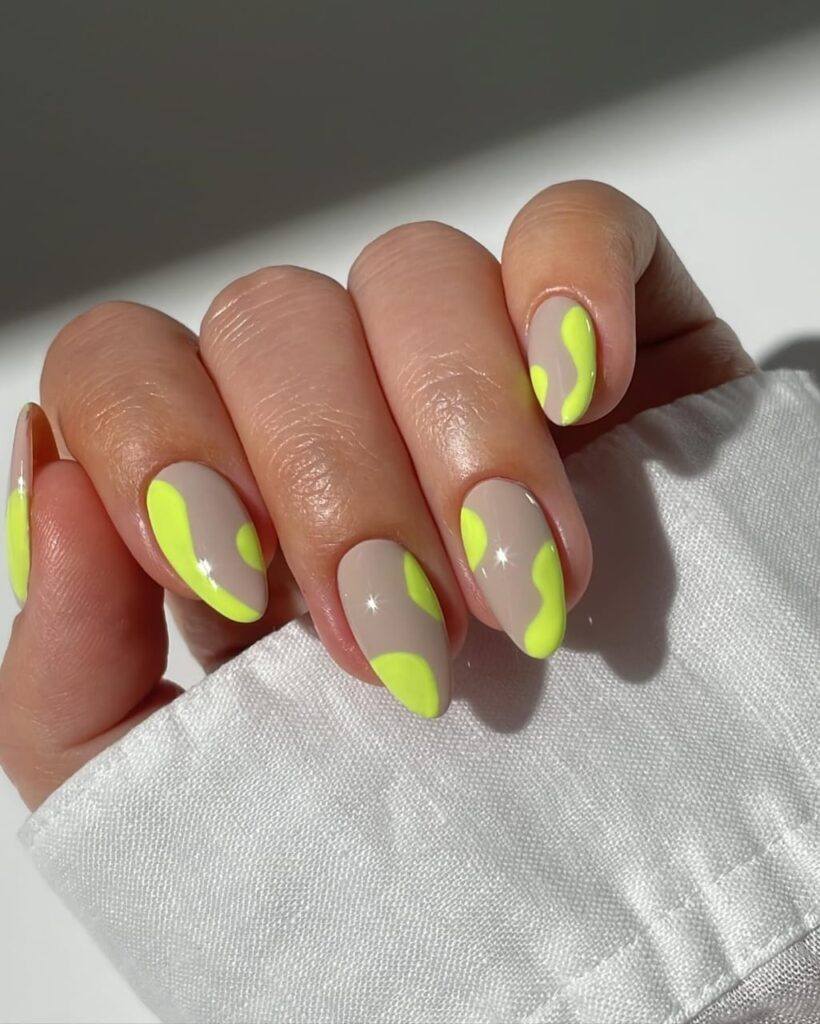 yellow nails