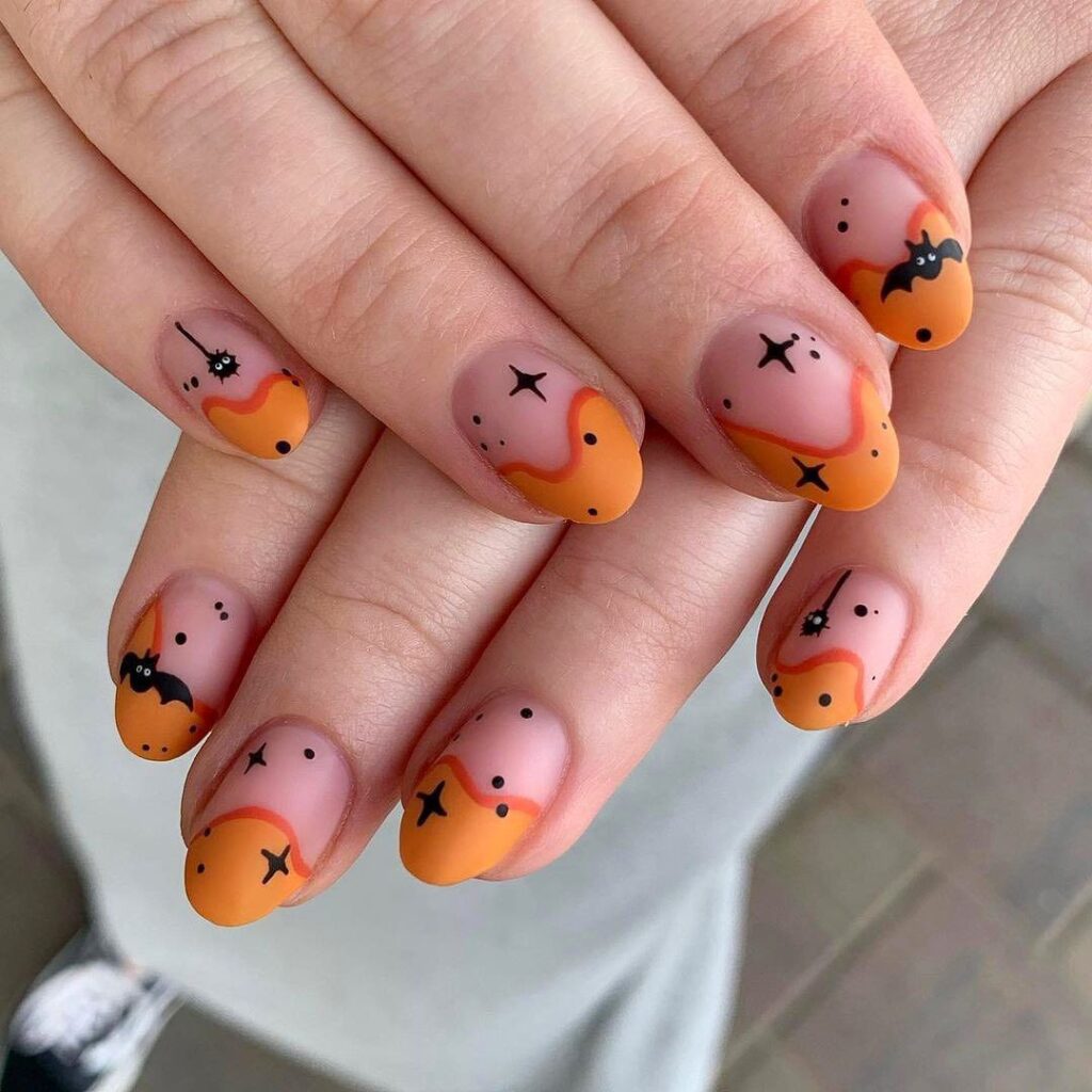 Orange Nail