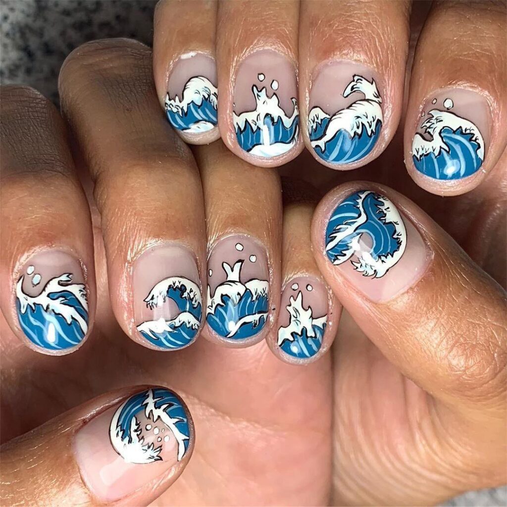 Wave Nails arts