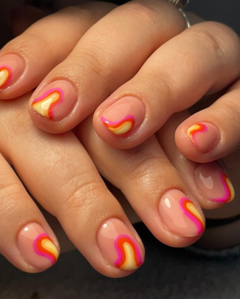 colorful nails