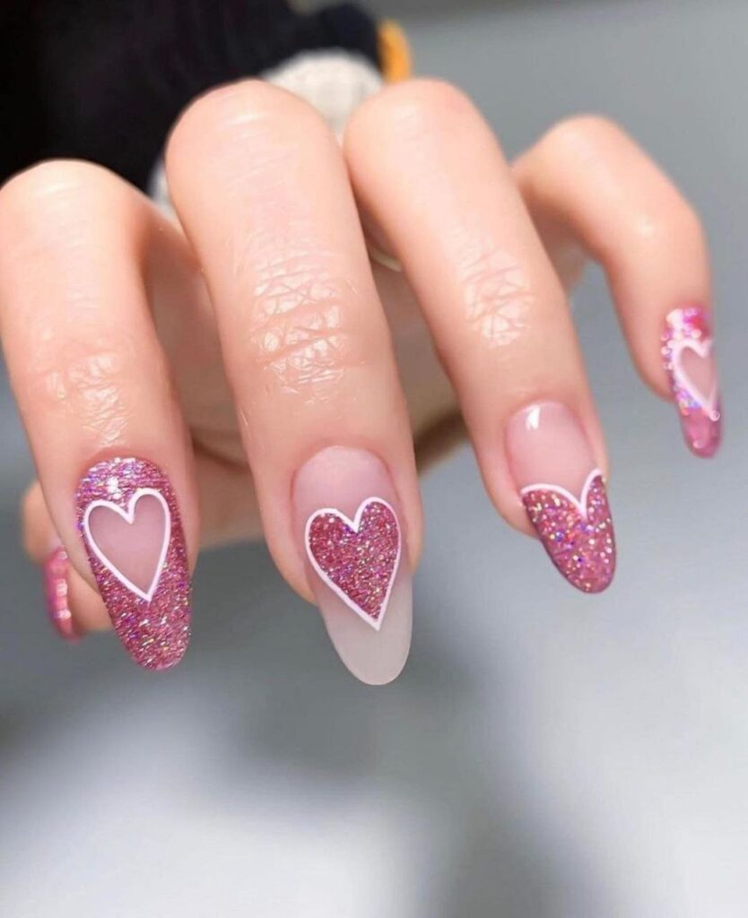 heart nails