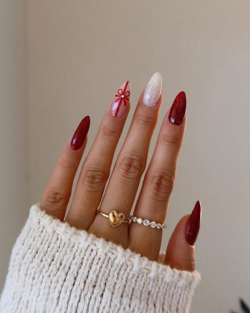 red nails