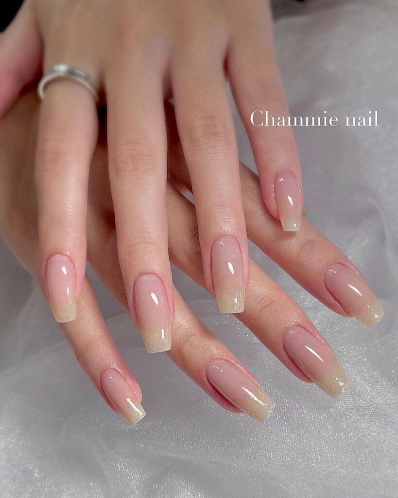 soft french nails