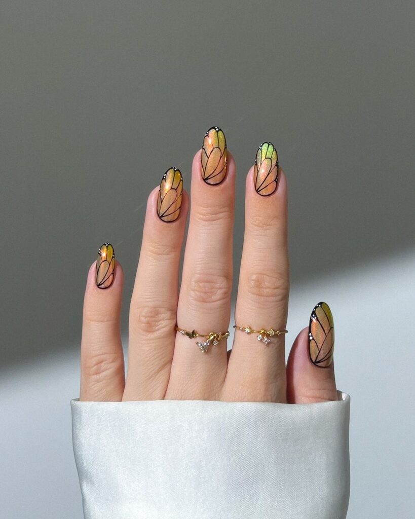 butterfly nails